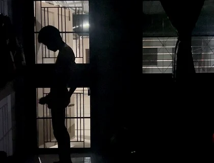 Teen Open the Door of the Show Room