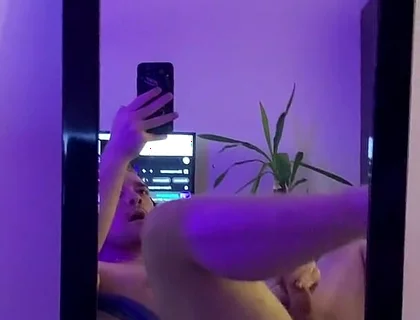 Jerking off My Big Cock and Fucking My Asshole with Toys