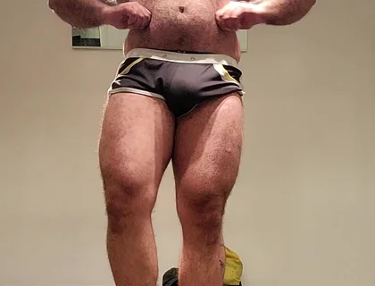 Felt Good to Do a Little Flexing After the Gym