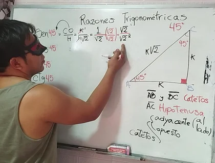 16 Trigonometry: 45 Angle - Trigonometric Ratios
