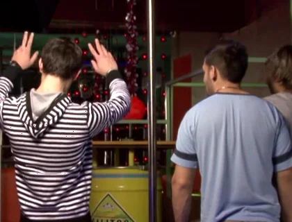 Two Horny Twinks Bareback Wildly in Empty Bar