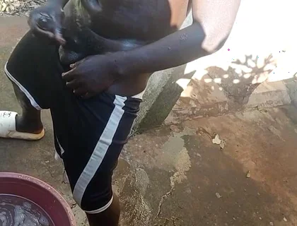 Watch Me Stroke My Hard Cock in the Mud, You Better Beg for Every Drop