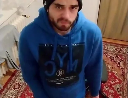 Cumshot in My Room in the Palm of My Hand in a Winter Hat