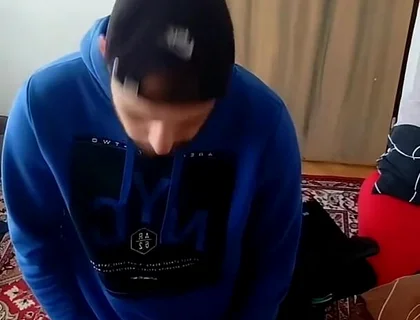 Cumshot in My Room on a Tablet.