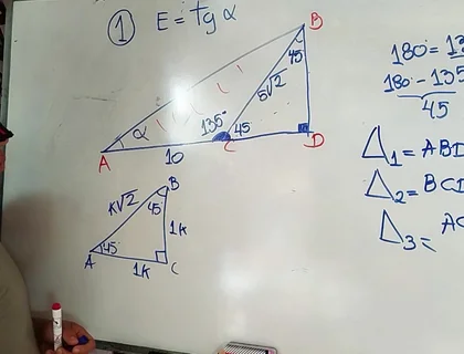Trigonometry: Remarkable Triangles - Exercise 1