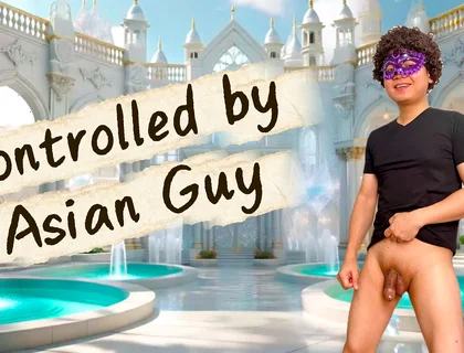 He Was Being Controlled by Uncut Asian Guy