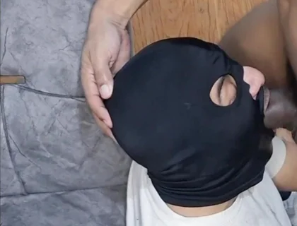 Giving Him Milk to Swallow
