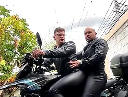 Fucking On The Bike With Huge Creampie, In A Hot Outdoors