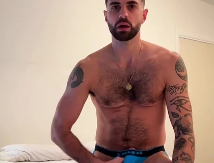 Little Solo Vid of Me in My Blue Papi Jockstrap