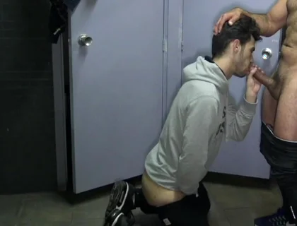 Fucked Raw in Public Toilets