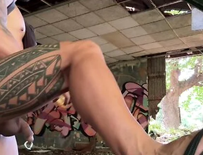Almost Caught In Abandoned Building Public Outdoor Fucking My Self With Dildos Jona Ortiz Ortizjona