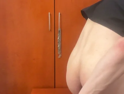 Cute Twink and Big Toy
