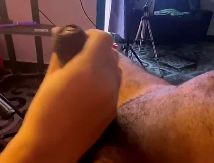 I Masturbate a Giant Colombian Black Cock