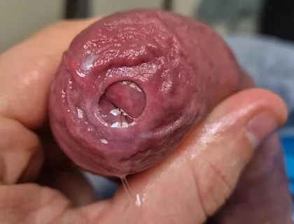 Uncut Head Precum Play