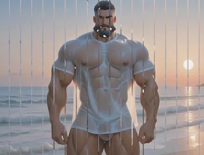 Rockstar Hunk Solo Teasing Balls and Shaft with Cum Splatter