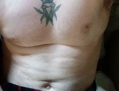 Jacking off My Bwc Shirtless with a Victoria Secret Blanket