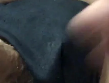 Playing with athletic cup & cock JO