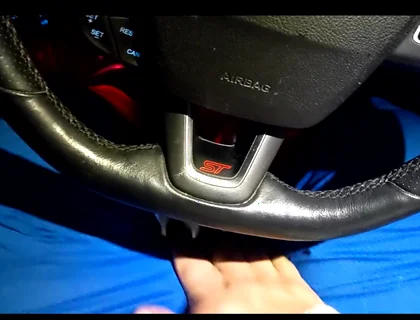 Playing with It as a Blob in the Car.