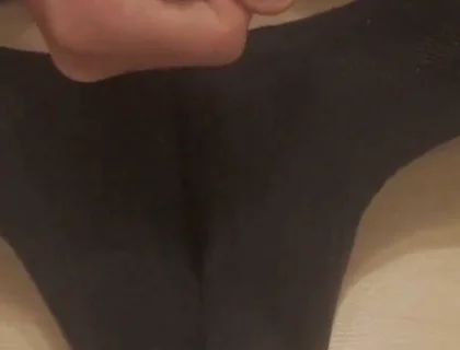 Cum on My Black Socks