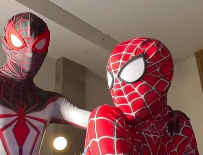 Big Dick Tag Team Group Gay Sex Spider Bro!