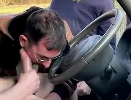 Gay Truck Stop Group Encounter Outdoor Cruising With Multiple Guys