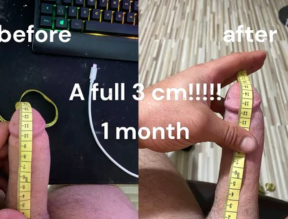 3 Cm Penis Lengthening Exercise in 1 Month