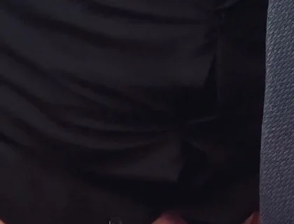 Wearing a Suit, Working From Home on My Macbook and Stroking My Fat Dick