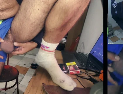 Me in White Used Socks