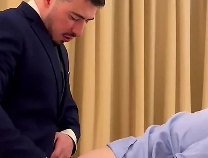 Fuck in Office Wearing Suits