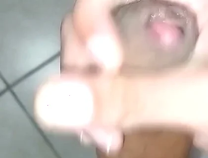 Jerking off Secretly with Uncle's Underwear