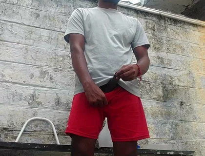 Xhard - Young Big Stepdaddy Outdoor Bathroom