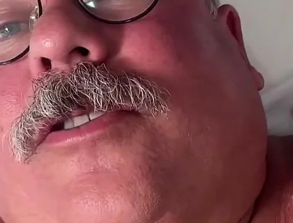 Giant Belly and Man Boobs with a Gorgeous Fat Cucumber