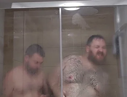 Bears in the Shower! (no Sex)