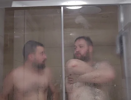 Bears in the Shower! (no Sex)