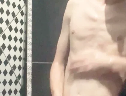 Kedoimath - a Skinny Twink in the Shower Rubbing the Soap in His Wet Body