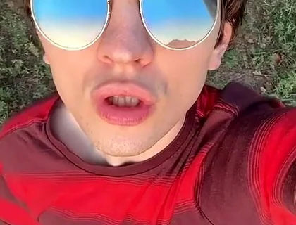Golden Hour in the Woods - Body, Expressions & This Cock Exploding with a Big Load at the End