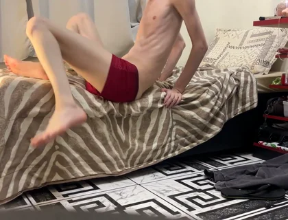 Kedoimeth Skinny Boy Submits to Rough Ass Play