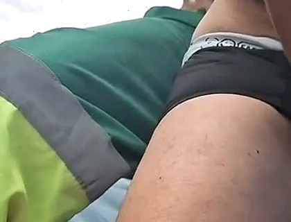 The Camp Guard Catches Me at His Break