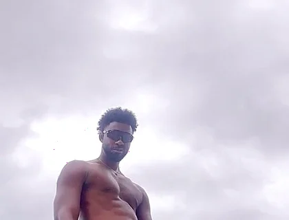 Naked on the Beach Masturbating