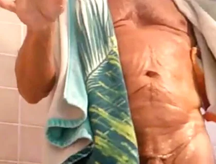 9-26-26 Naked After Tan Shower and Big Bad Leroy Brown Gets a Ride