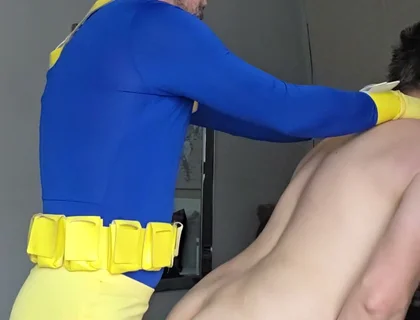 Fucking My Step Brother After Yhe Fancy Dress Party He Told Me Leave My Cyclops Outfit on