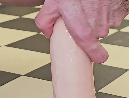 Dildo Fuck in the Kitchen