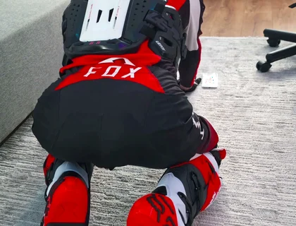 Playing with Motorcycle Boots