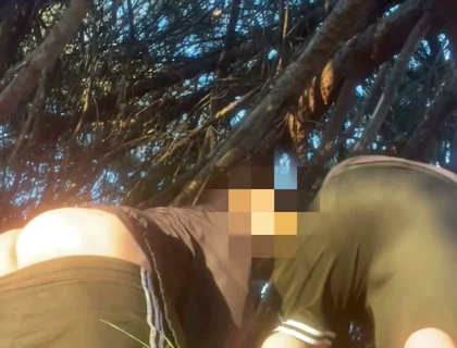 Amateur Roommates Showing Their Ass for a Fan
