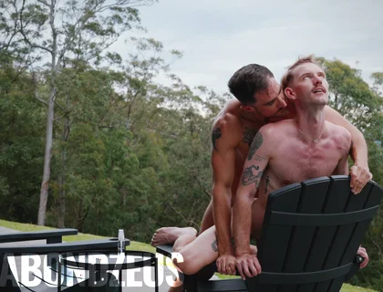 Two Aussies Twunk Outdoor Fuck