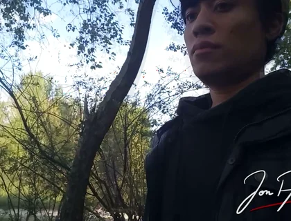 Gay Boy Jon Arteen Freeballing Showing His Dick and Naked Ass Outdoor
