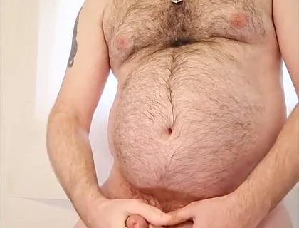 Watch Me Piss and Then See My Cock Spurt Out a Big Load of Cum!