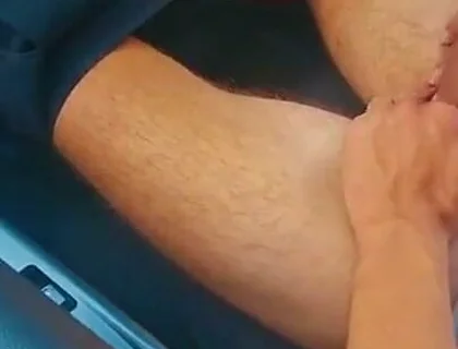 A Stranger on the Highway Sucked a Sissy's Big Cock Until He Came Hot Loads!
