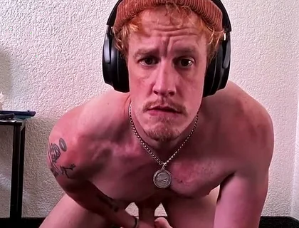 Sniffing and Tasting My Sweaty Piss and Cum Stained Jock While I Goon Out