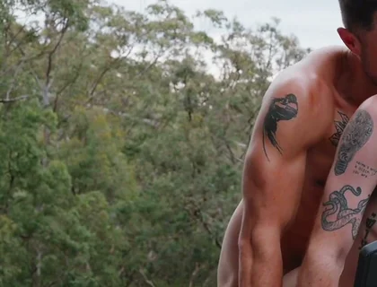 Two Aussies Twunk Outdoor Fuck
